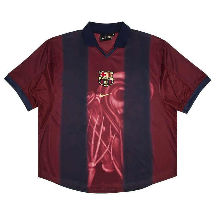

Джерси Nike FC Barcelona x Cactus Jack Retro 2000/01 Home Skeleton Jersey, Red/Blue
