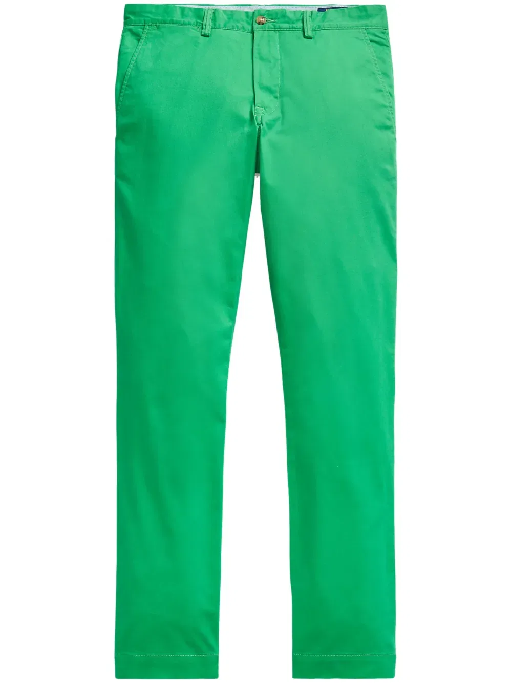 Зауженные брюки из хлопковой саржи Polo Ralph Lauren, зеленый