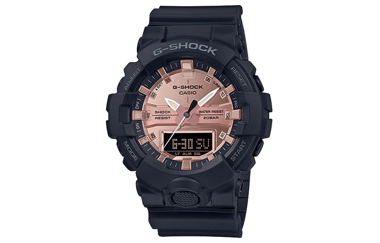 

Мужские молодежные золотые часы GA-800MMC-1A CASIO