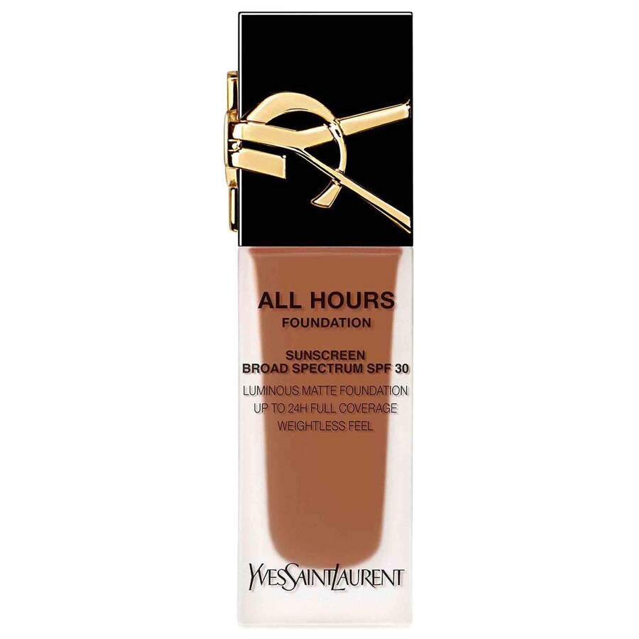 

Тональная основа All Hours Luminous Natural Matte Foundation с 24-часовой стойкостью, SPF 30 и гиалуроновой кислотой. Yves Saint Laurent, .85 oz. /25 mL, DC1