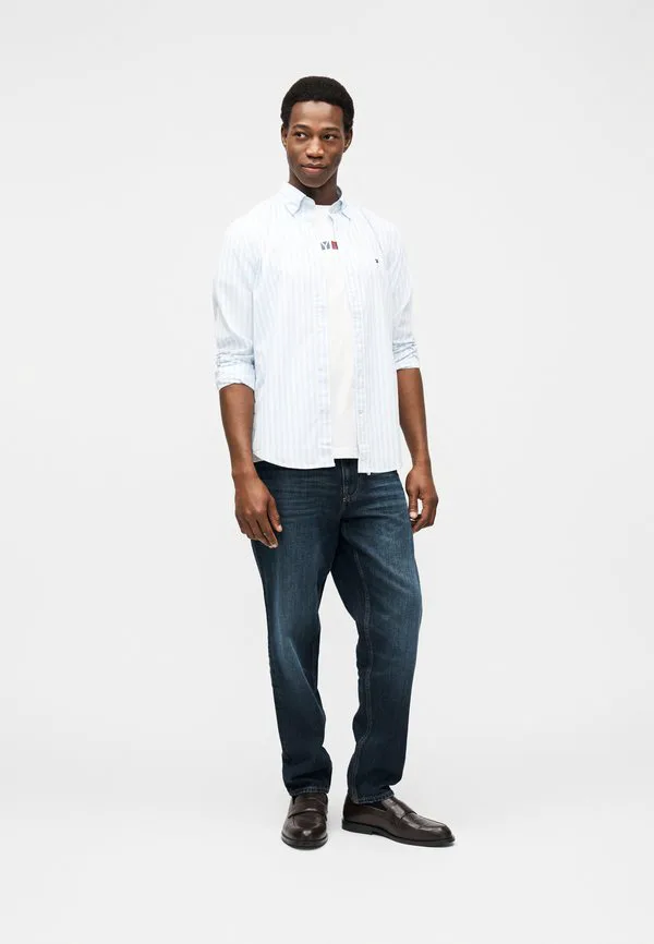 Рубашка из поплина в полоску, стандартного кроя, модель th flex. Tommy Hilfiger, Sweet Blue — фото 2