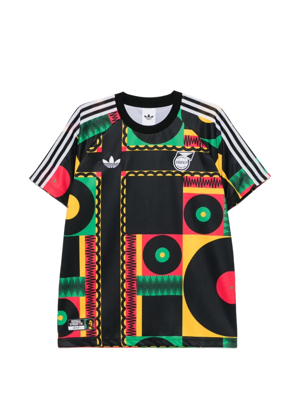 Футболка с круглым вырезом "Ямайка" Adidas, черный