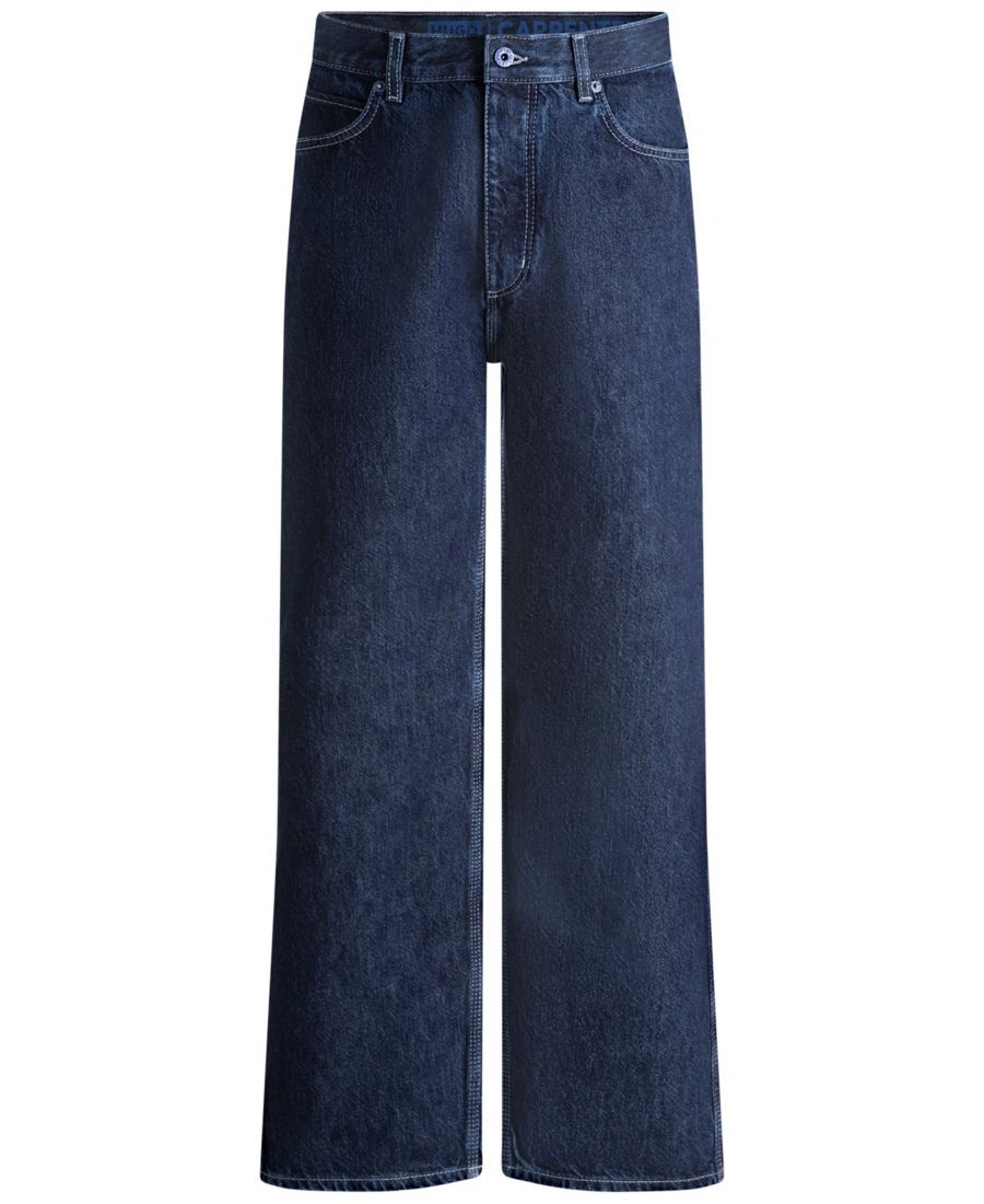 

Мужские прямые рабочие джинсы Hugo Boss, Dark Blue Wash