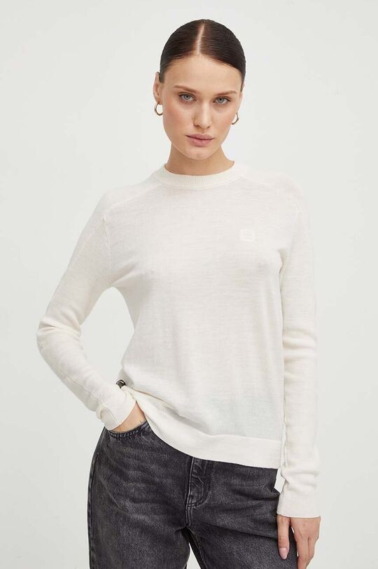 

Шерстяной свитер G-Star Raw, бежевый