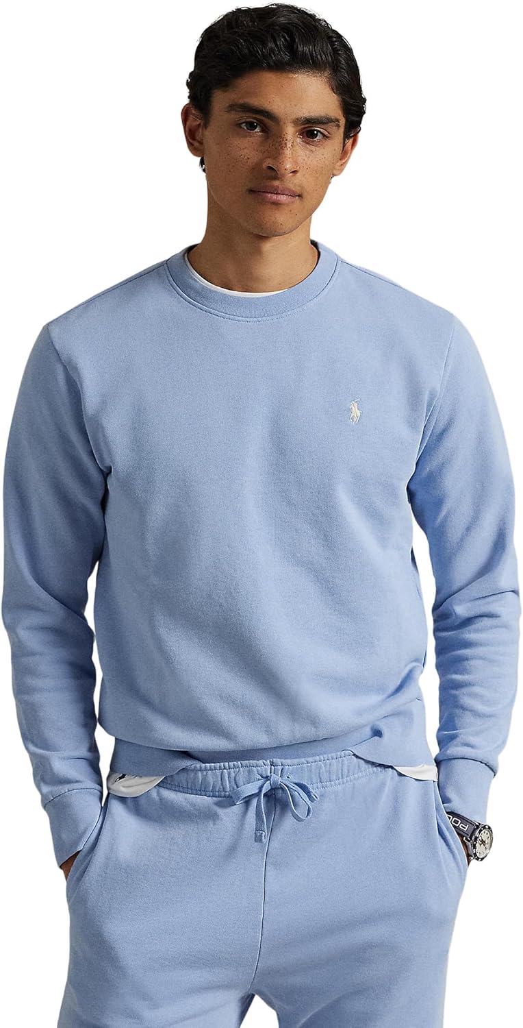

POLO RALPH LAUREN Мужской свитшот из петлевой флисовой ткани, Chambray Blue