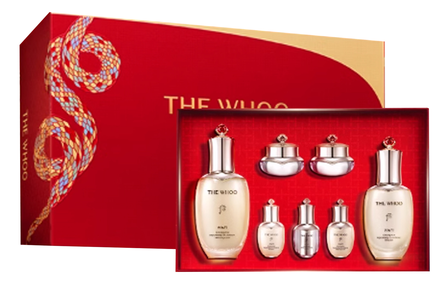 Набор для ухода за кожей snake year limited radiance revitalizing firming, увлажняет и питает, набор из 7 предметов The History Of Whoo — фото 2