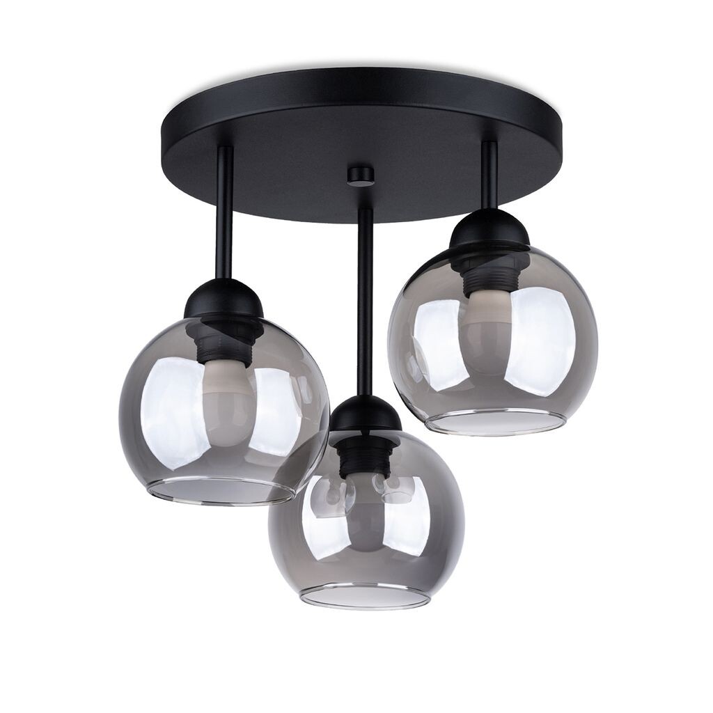 

Люстра ALINO 3 черная 3xE27 60Вт сталь 35x35x35см Sollux Lighting, черный