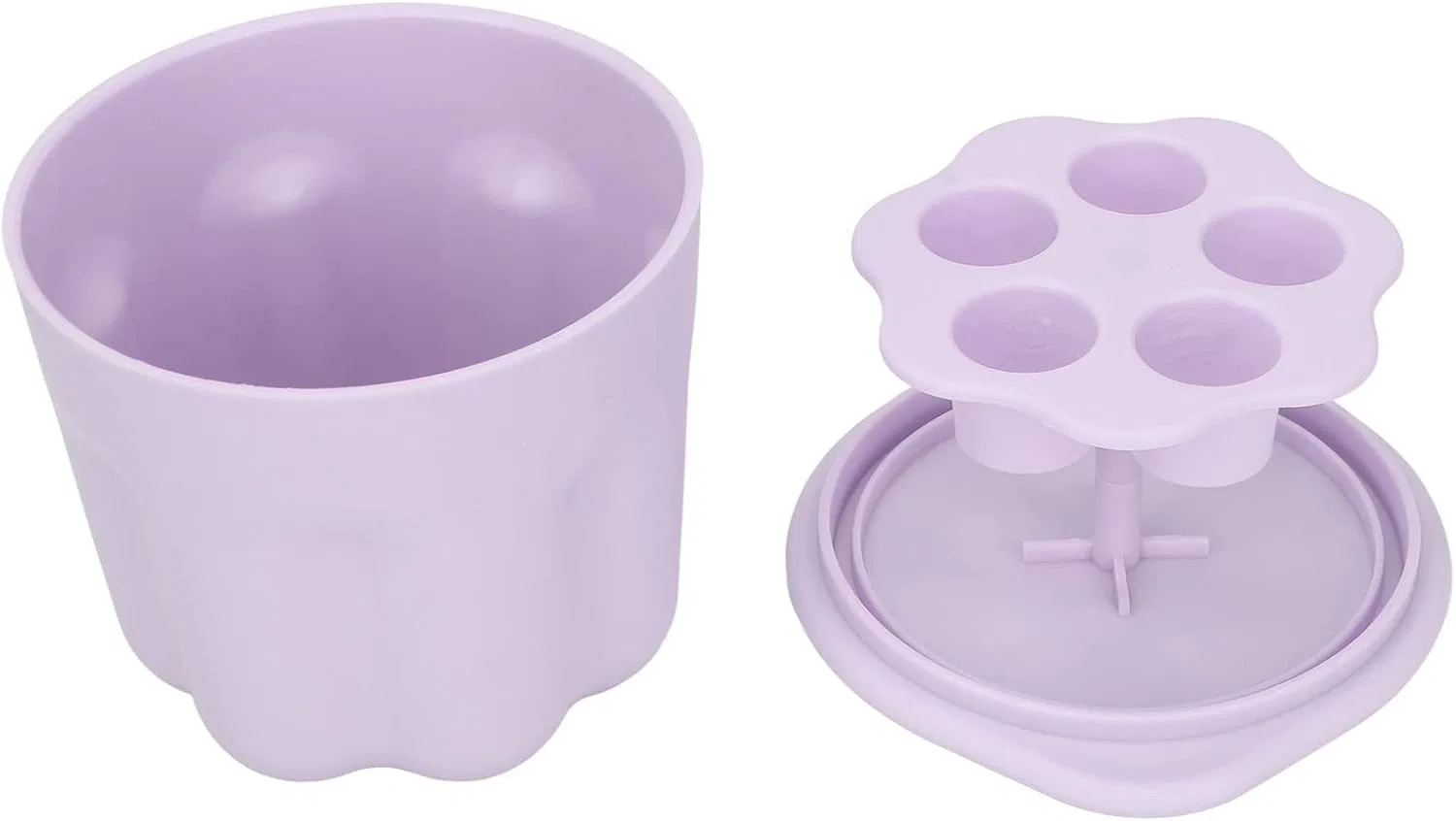 Средство для очистки кистей Silicone Brush Cleansing Bowl Topincn, фиолетовый