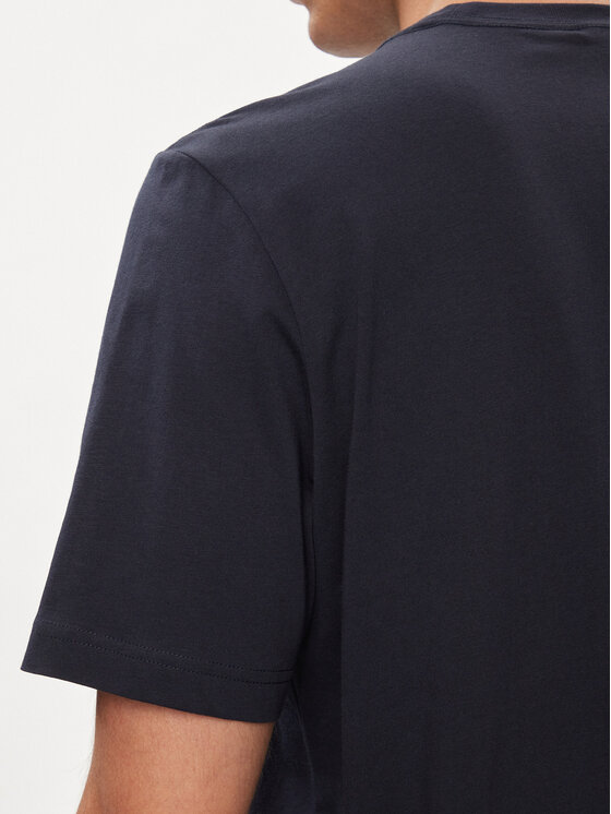 Футболка regular fit Essentials Single Jersey Embroidered Small Logo T-Shirt HY3404 Adidas, синий — фото 4