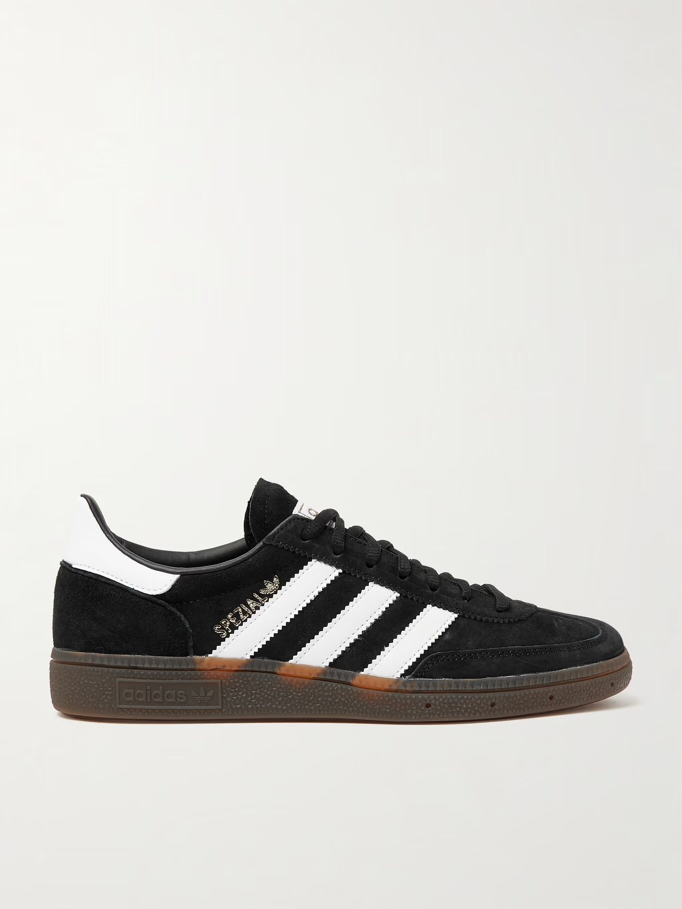 Кроссовки Handball Spezial из замши и кожи ADIDAS ORIGINALS, черный — фото 3