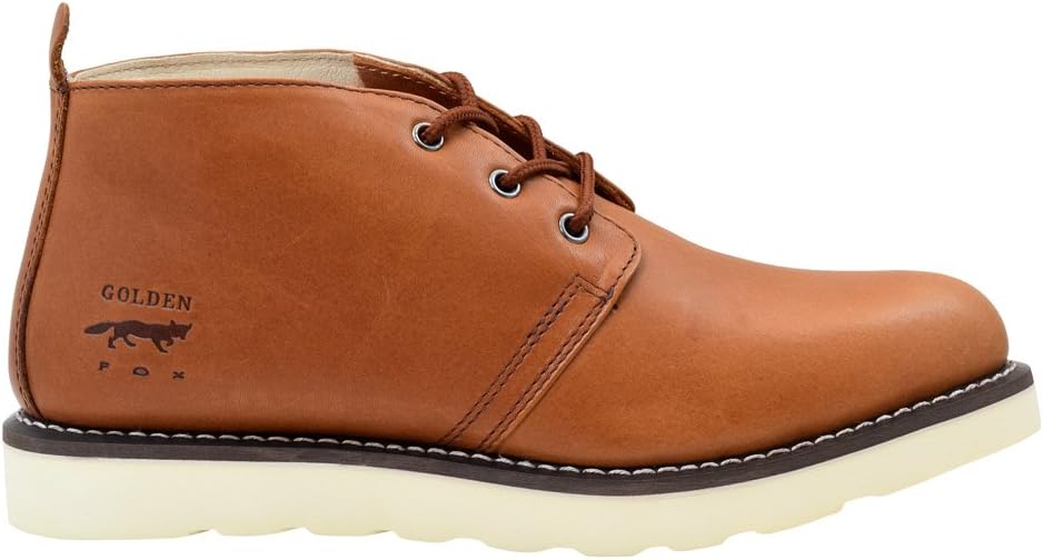 Мужские ботинки Golden Fox American Heritage Chukka с легкой маслостойкой подошвой на строительные работы, Brun — фото 2