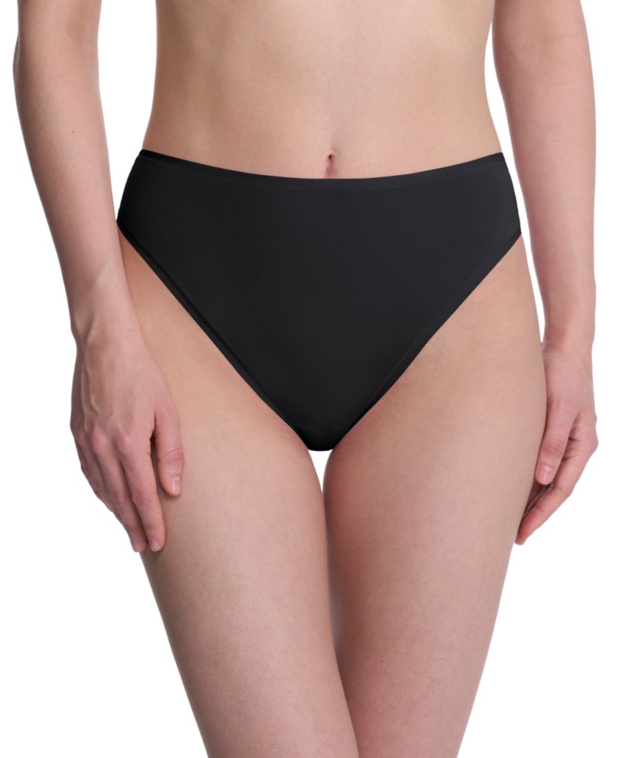 

Женские трусики Bliss Bare Cotton High-Cut Brief Underwear 772346 Natori, Black