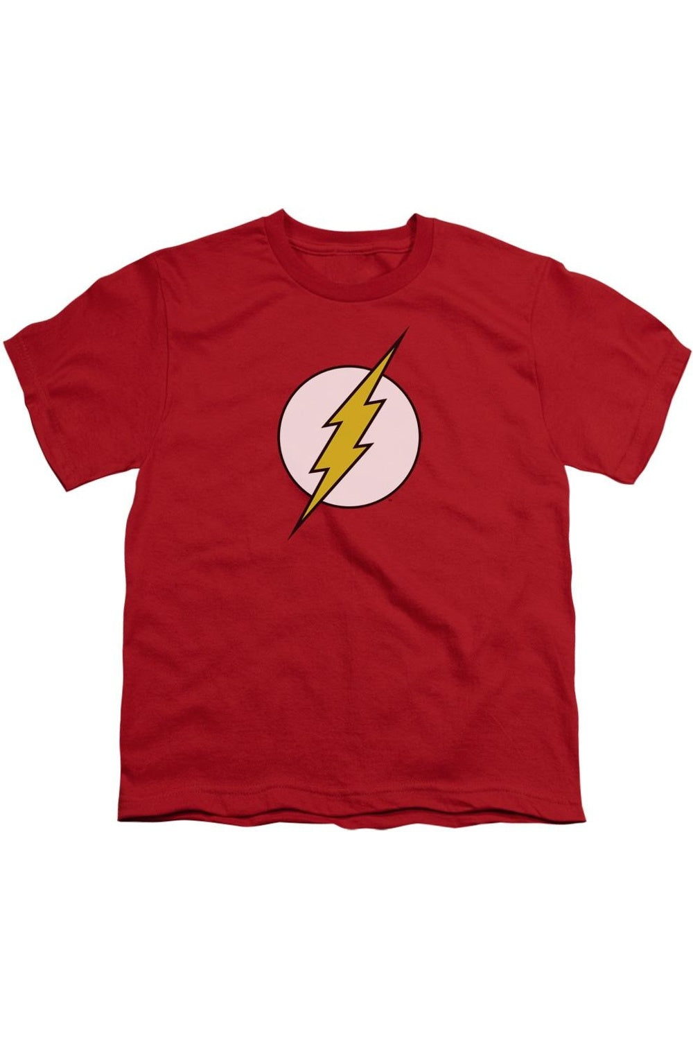 

Футболка с коротким рукавом для детей с логотипом Flash от DC Comics Gildan, красный