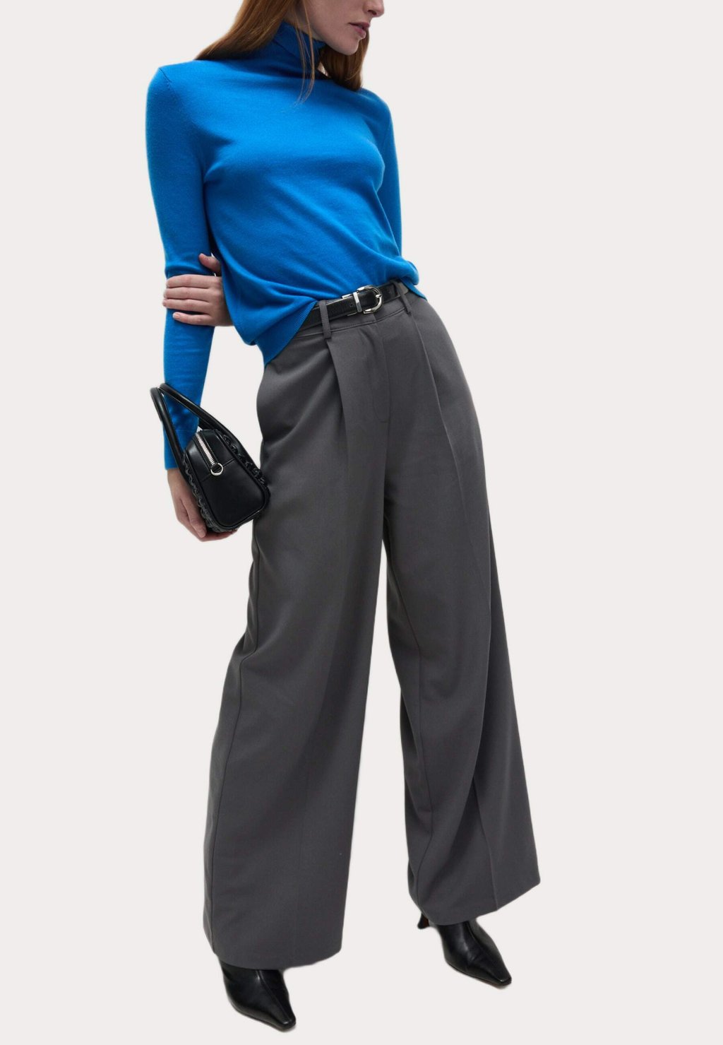

Брюки FRONT WIDE Marks & Spencer, серый