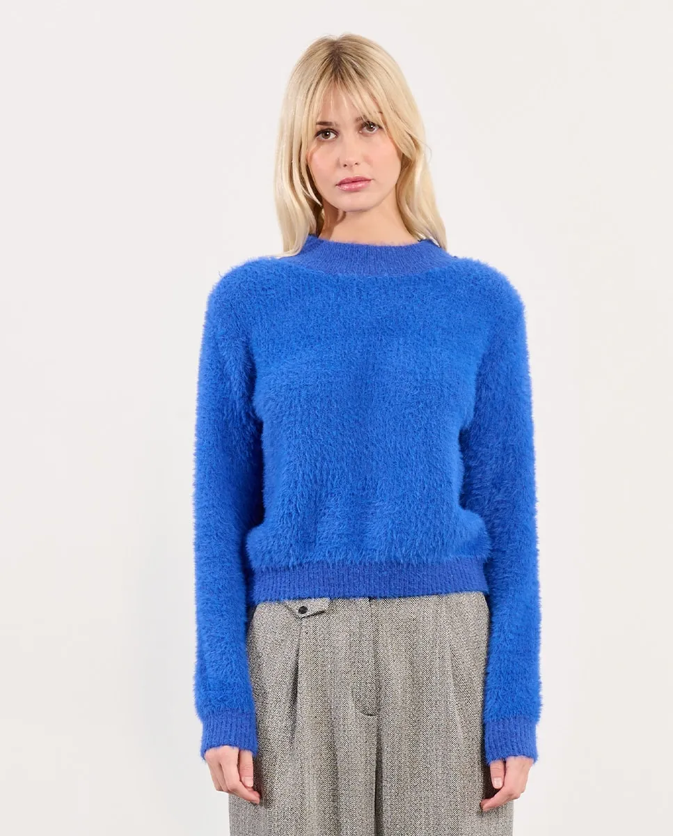 

Женский джемпер с длинным рукавом из трикотажа Lili Sidonio, синий