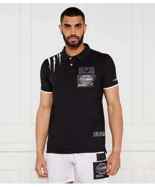 

Футболка поло Regular fit Plein Sport, черный