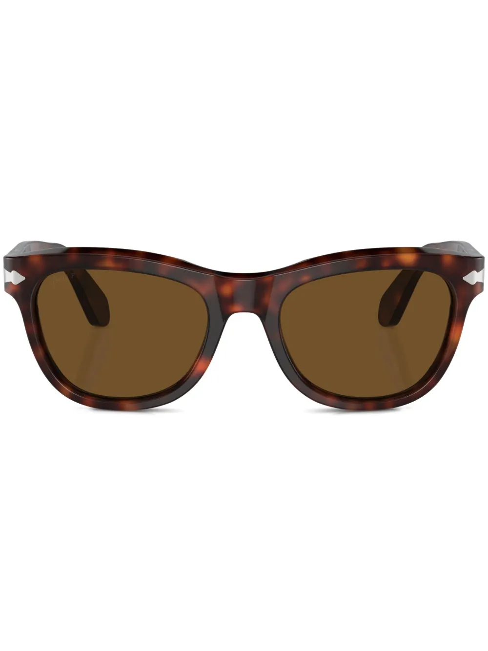 

Солнцезащитные очки в квадратной оправе Persol, коричневый