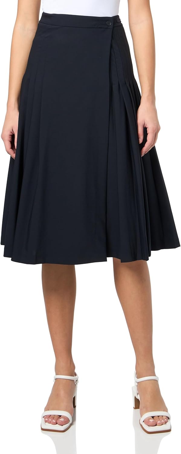 

Юбка миди Lacorte женская со складками по бокам Lacoste, Abysm