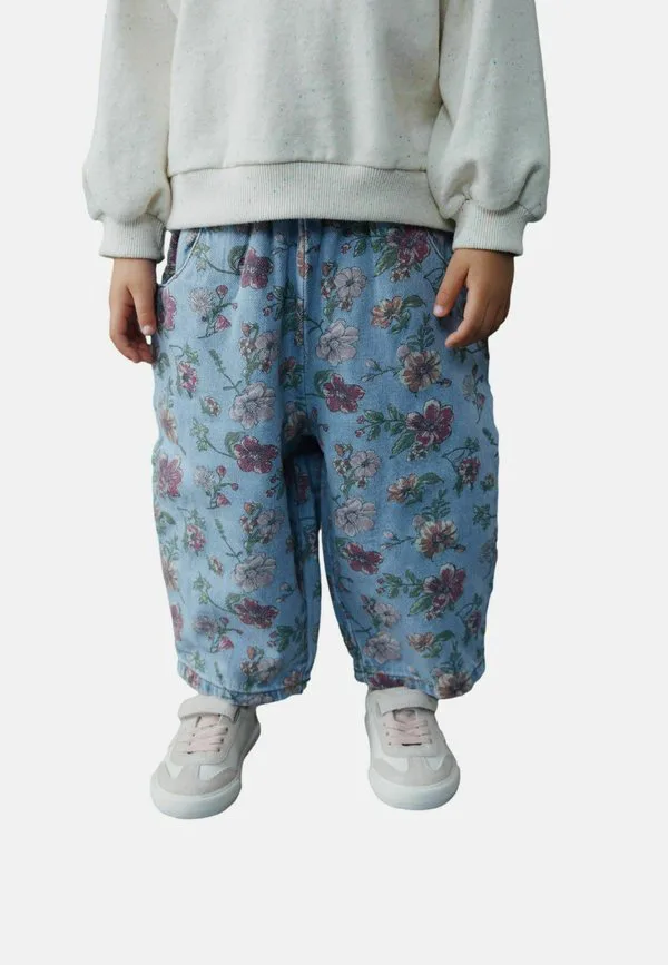 Джинсы прямого кроя pullon. Next, Blue Floral Print