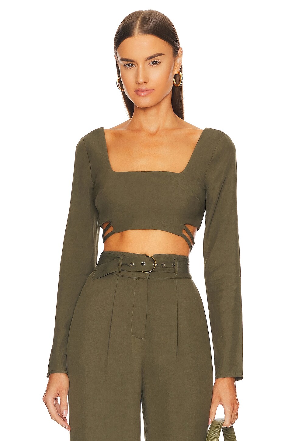 

Топ House of Harlow 1960 x REVOLVE Mailey, цвет Olive Green