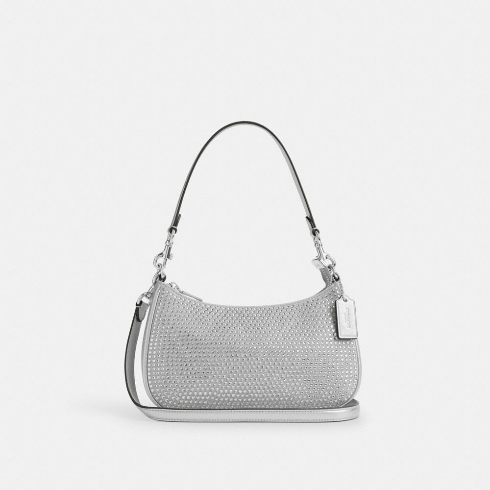 

Сумка через плечо Teri с кристаллами COACH, цвет silver/silver