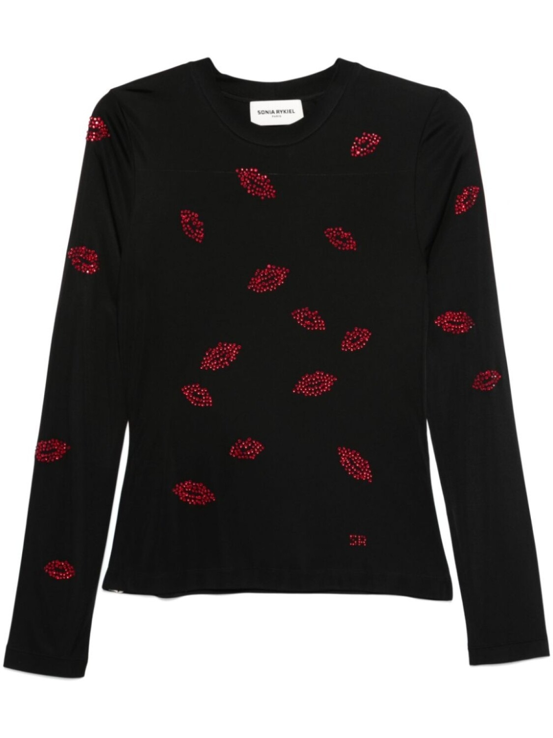

Топ из джерси с длинными рукавами Sonia Rykiel, черный