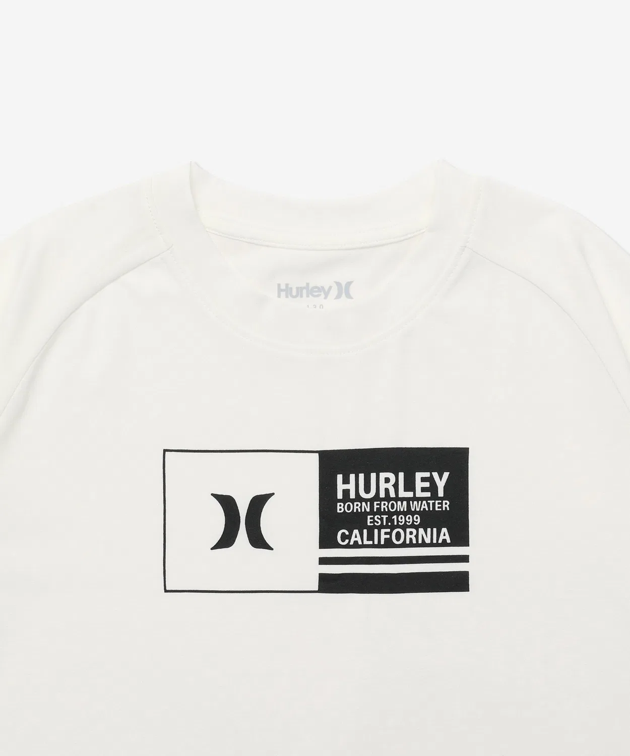 Рашгард детский Hurley Phantom Logo Oversized SS Tee, полиэстер, розовый — фото 3