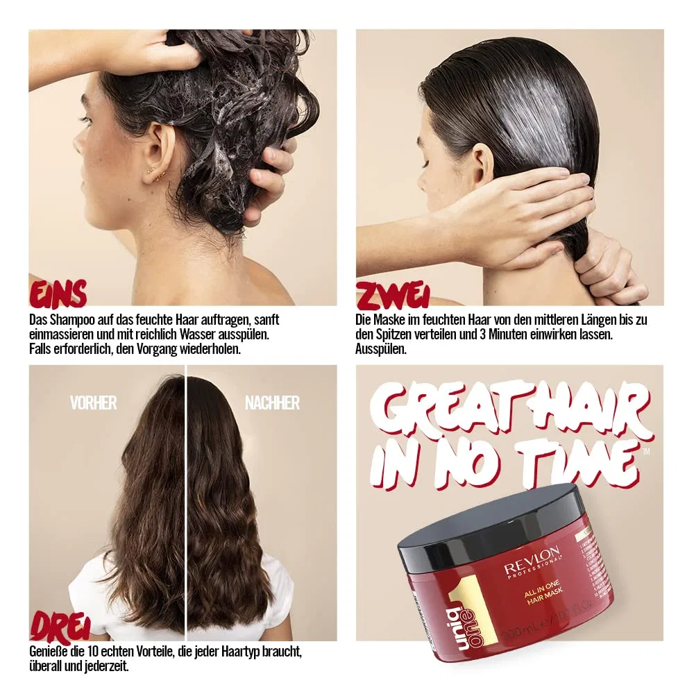 Маска для волос UniqOne Repairing Hair Treatment 300 мл Revlon Professional — фото 4