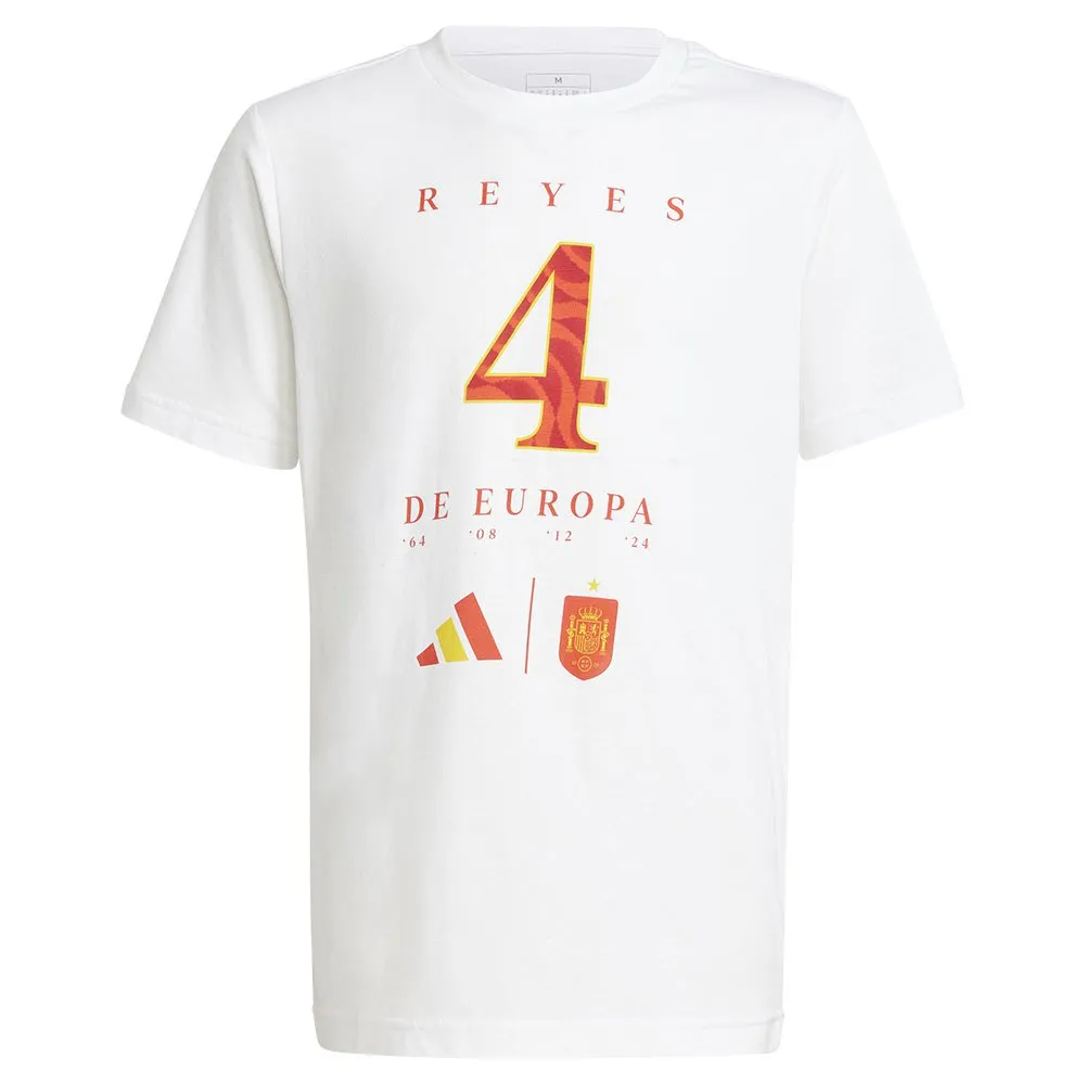 

Футболка с коротким рукавом adidas Spain Euro Winner 24, белый