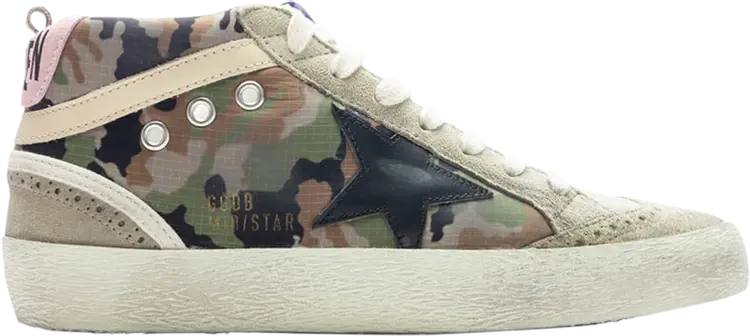 

Кроссовки Golden Goose Wmns Mid Star 'Green Camouflage', зеленый