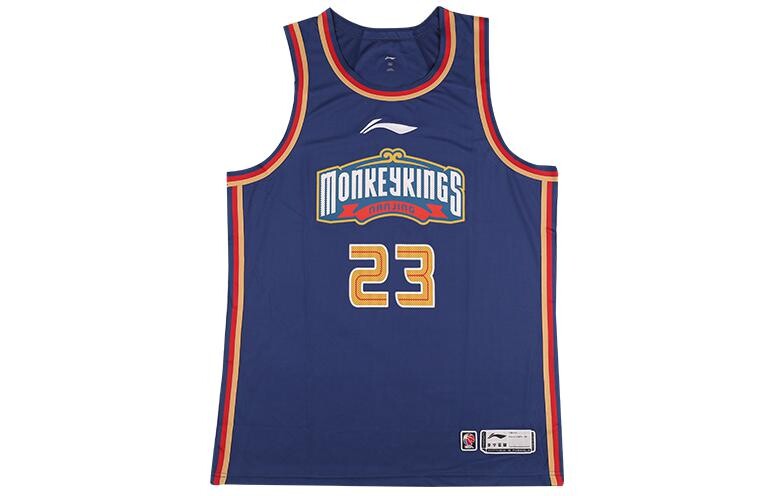 

Баскетбольная майка CBA Collection для мужчин, синяя Lining, синий