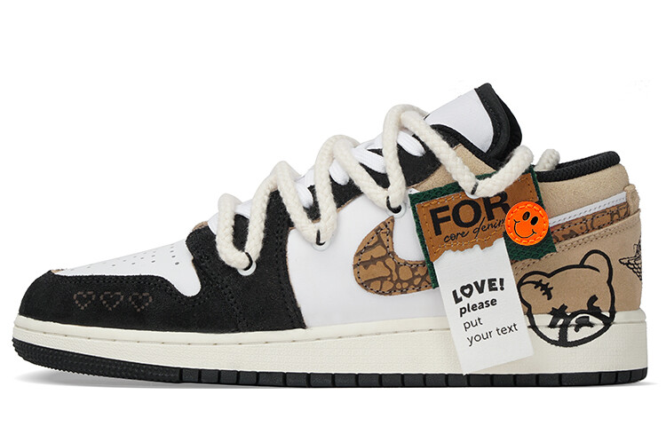 

Баскетбольные кроссовки Air 1 Vintage женские низкие коричневый/черный Jordan