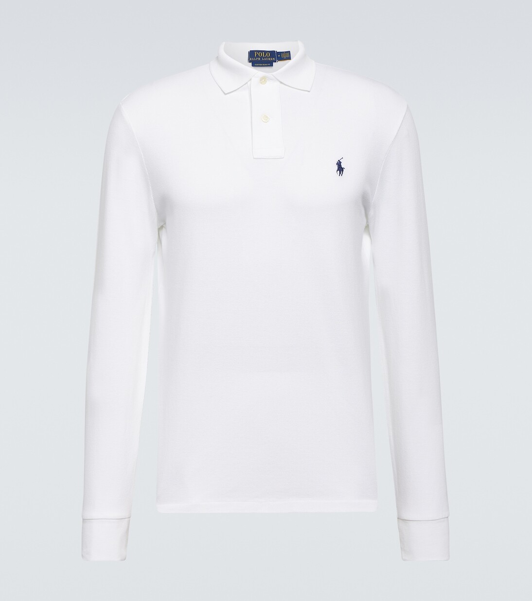 

Хлопковая рубашка-поло Polo Ralph Lauren, белый
