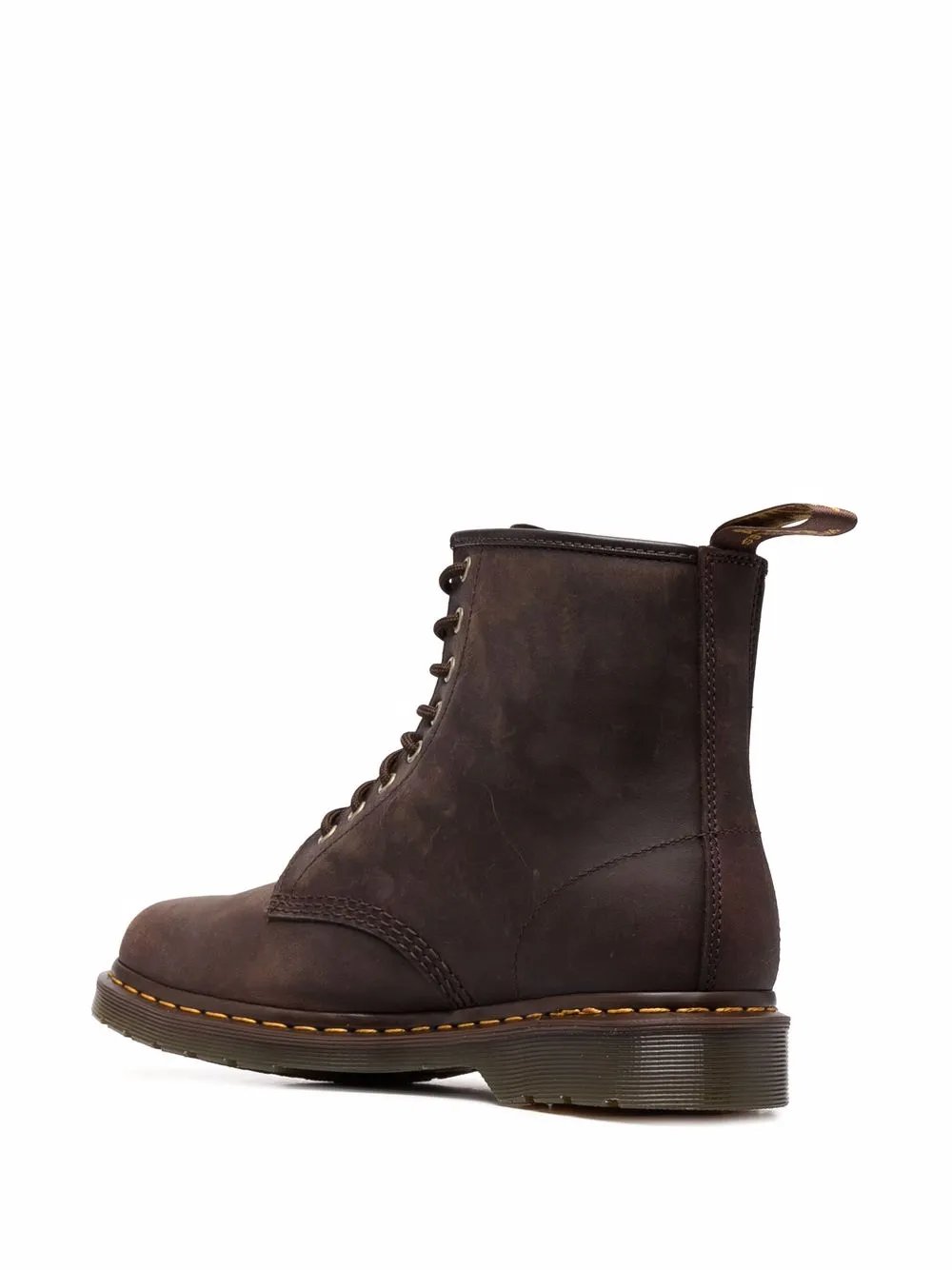Мужские ботинки Dr. Martens кожаные на шнуровке, коричневый — фото 3