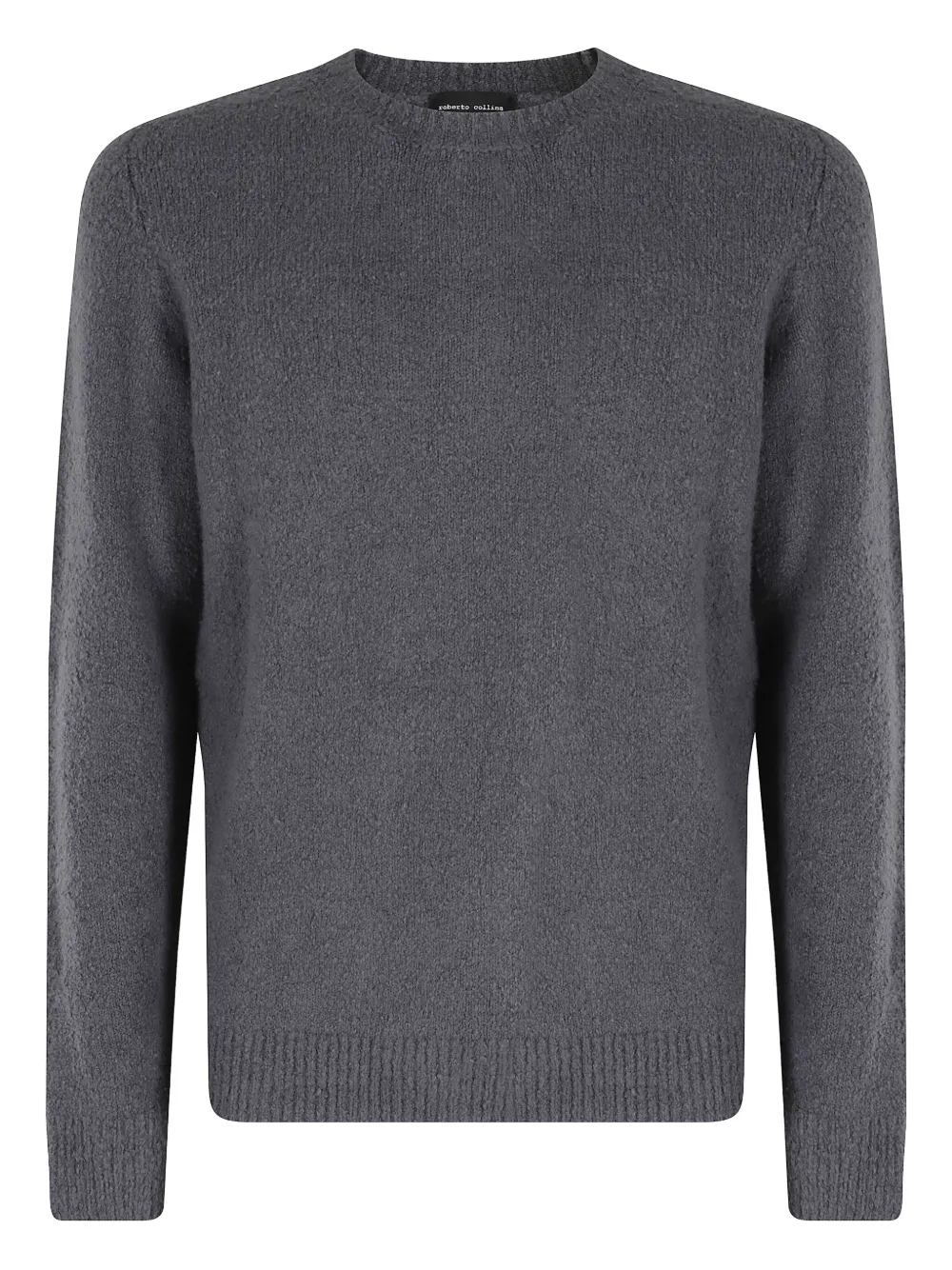 

Свитер с круглым вырезом Roberto Collina, серый