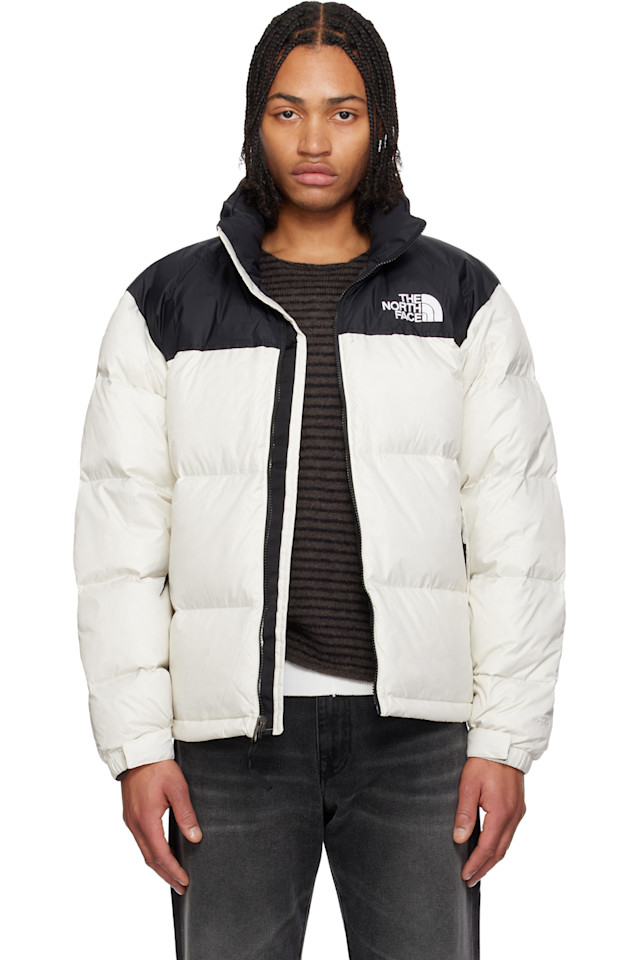 

The North Face Белая ретро-пуховая куртка Nuptse 1996 года