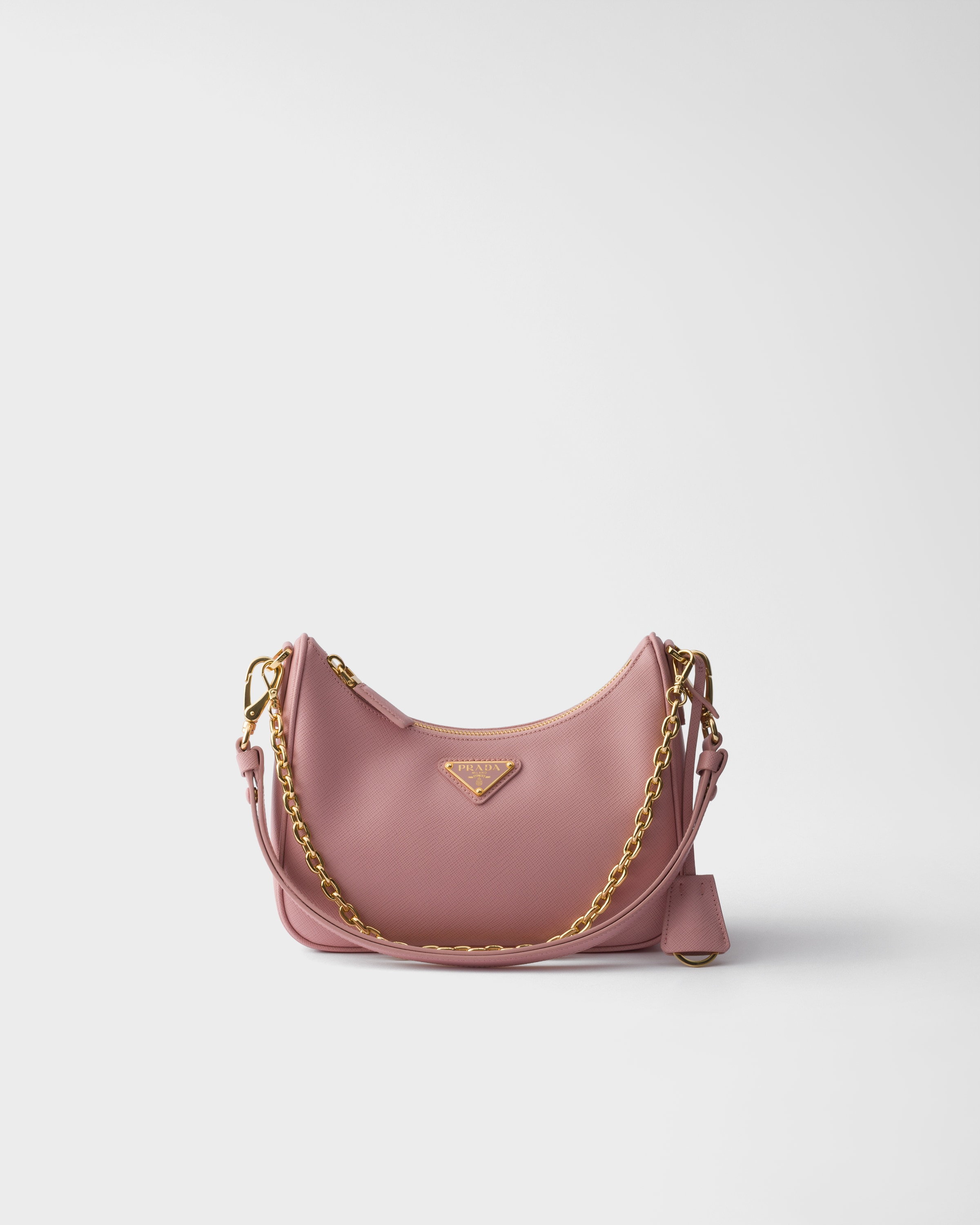 

Мини-сумка Prada Re-Edition из сафьяновой кожи, розовый