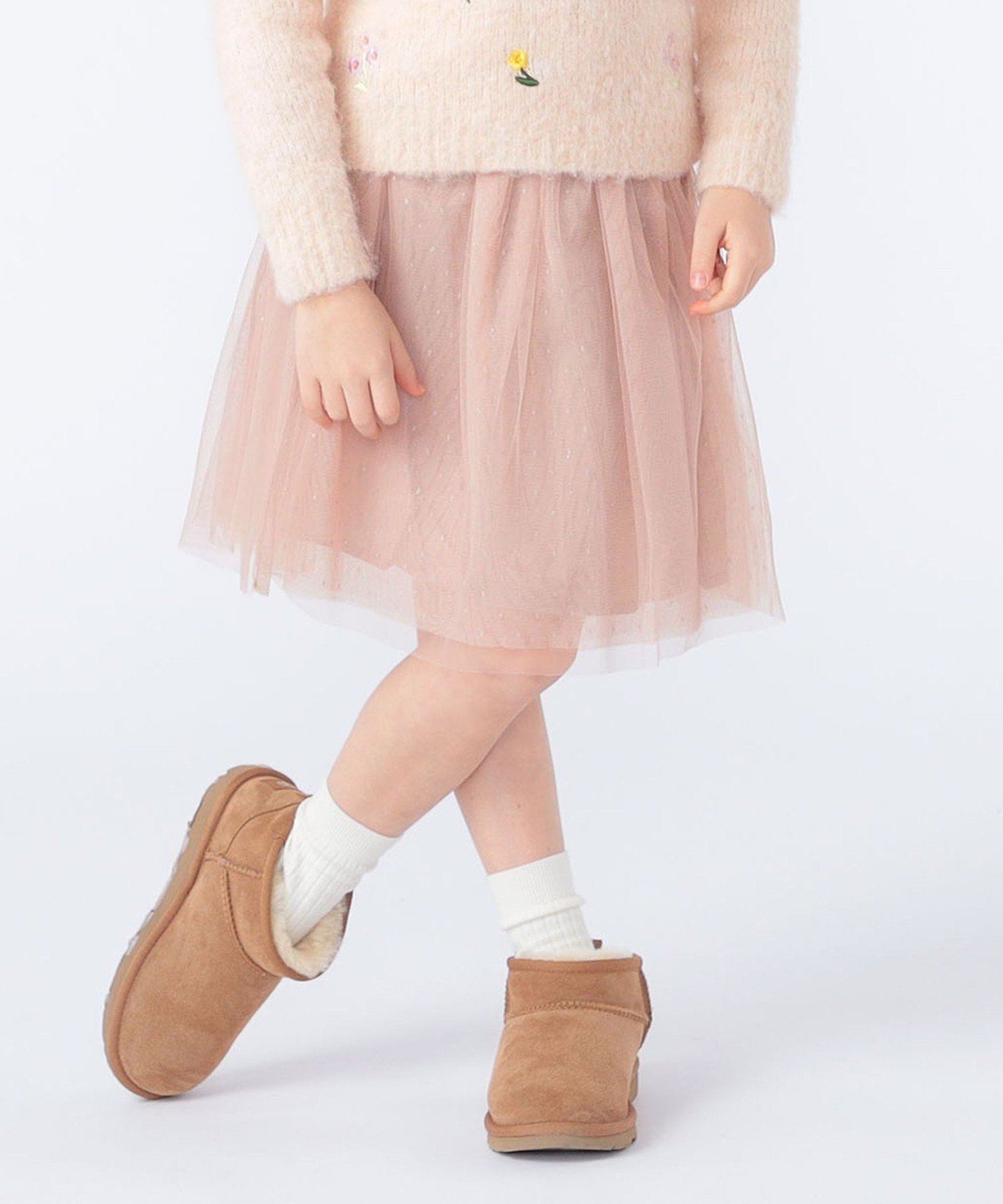 Детская юбка-трапеция: 100–130 см / Юбка из тюля SHIPS KIDS, Pink