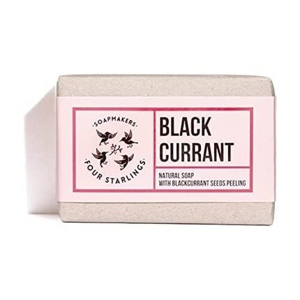 

Натуральное Эко-мыло-скраб "Черная смородина" 110г Soap Makers Four Starlings