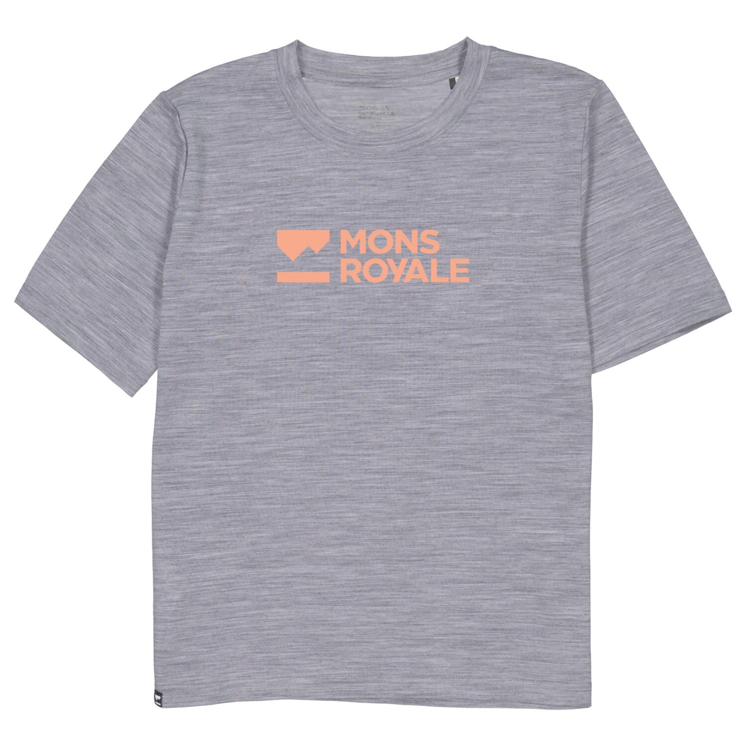 

Рубашка из мериноса Mons Royale Icon Relaxed Tee, цвет Grey Heather