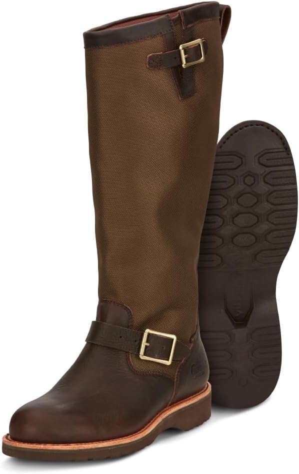 

Водонепроницаемые сапоги-ботинки Chippewa 17 с защитой от змей - Противоскользящая охотничья обувь - Резиновые сапоги для мужчин - Защита от змей - Ортопедическая стелька - Стальная подошва для устойчивости, Briar Pitstop