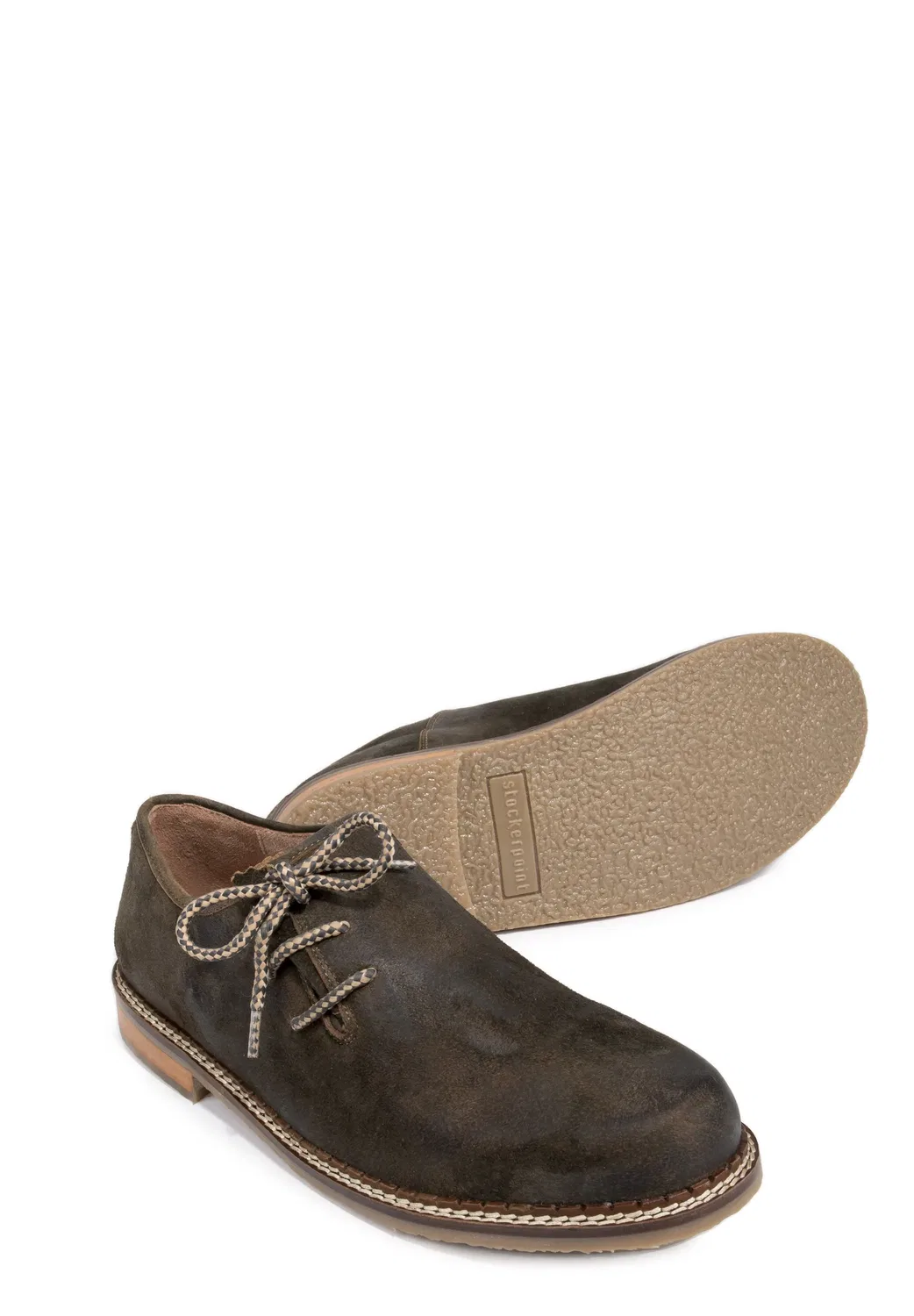 Haferlschuh Baker из кожи, Stockerpoint, темно-коричневый — фото 2