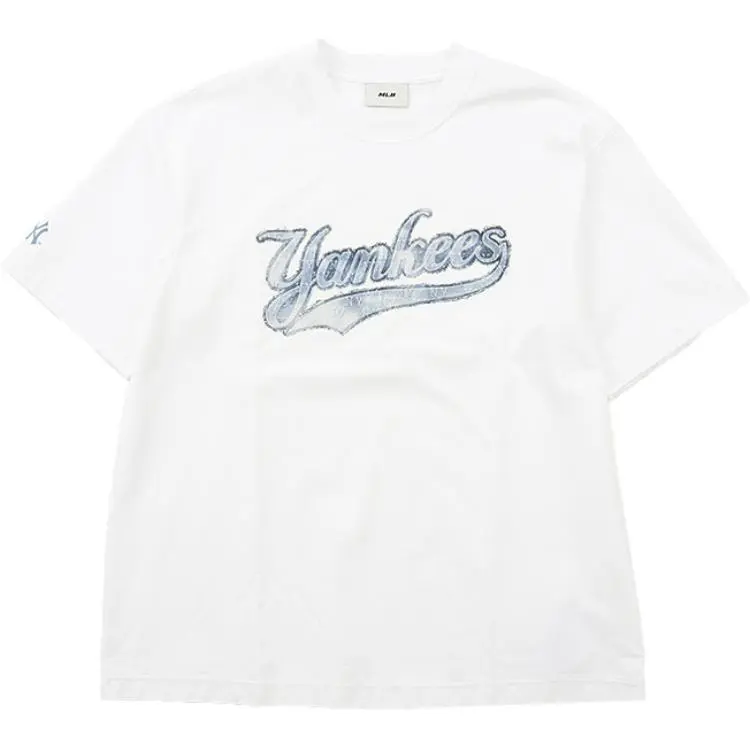 

MLB Футболка New York Yankees Old Flower Unisex Ecru, Бежевый, MLB Футболка New York Yankees Old Flower Unisex Ecru