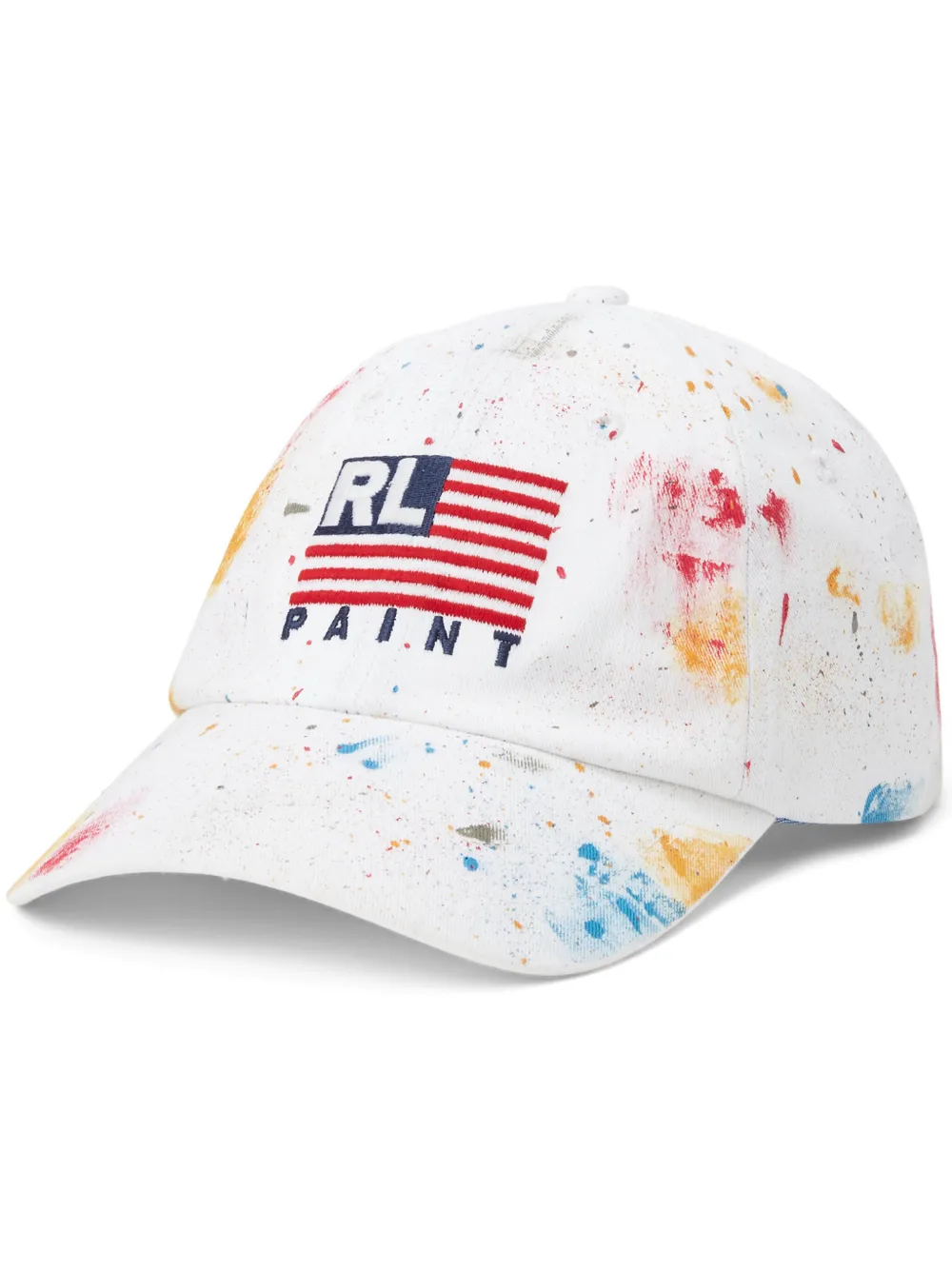 

Кепка с эффектом разбрызганной краски POLO RALPH LAUREN, белый