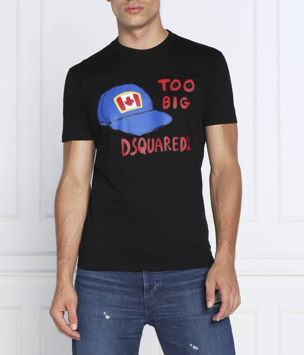 

Футболка bc 2 большая крутая т Regular fit Dsquared2, черный