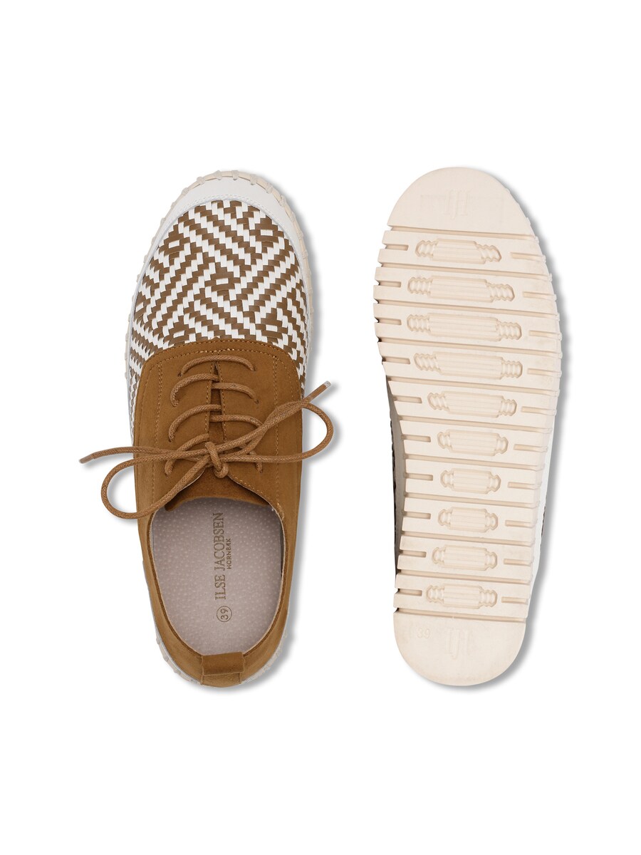 Туфли на шнурках ILSE JACOBSEN Lace-Up Shoes TULIP4094, цвет beige/cognac — фото 3