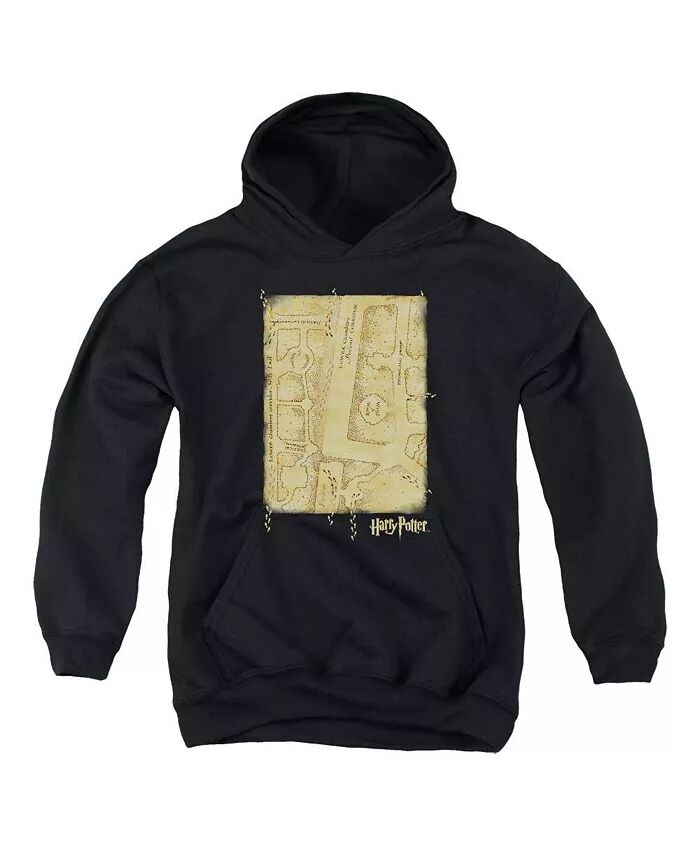 

Толстовка с капюшоном Youth Marauders Map Interior Pull Over Harry Potter, черный