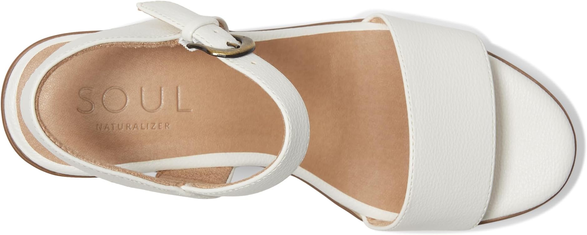 Туфли Naturalizer Women's SOUL Graciela, White Faux Leather — фото 2