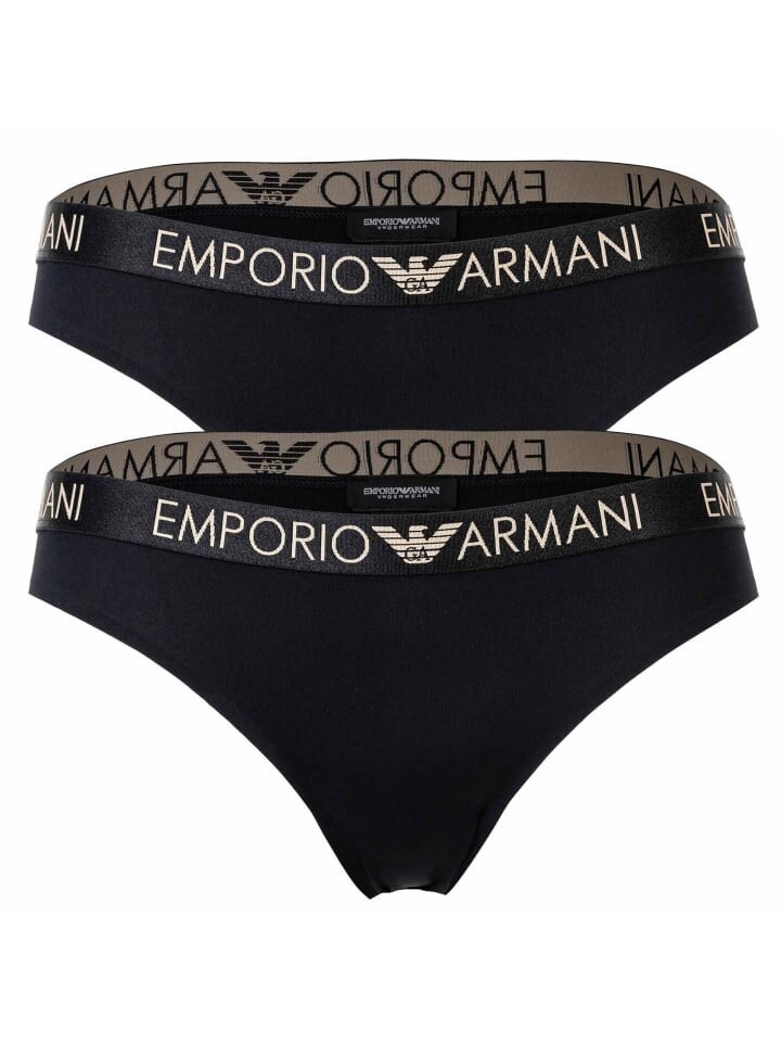 

Трусы Emporio Armani Slip 2er Pack, черный