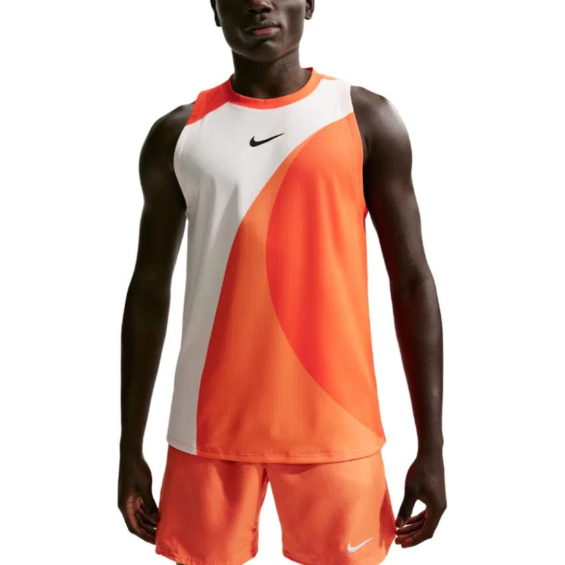 Теннисная майка Court Slam мужская Dri-FIT Adv Nike, Grass Orange